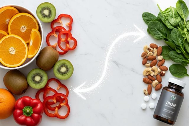 Điều gì xảy ra khi bạn uống vitamin C và sắt cùng lúc?